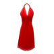 Soul Summer Halter Neck Dress in Red