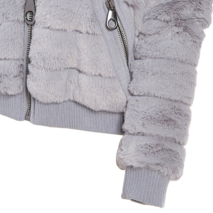 Jodie Bomber Jacket in Gray