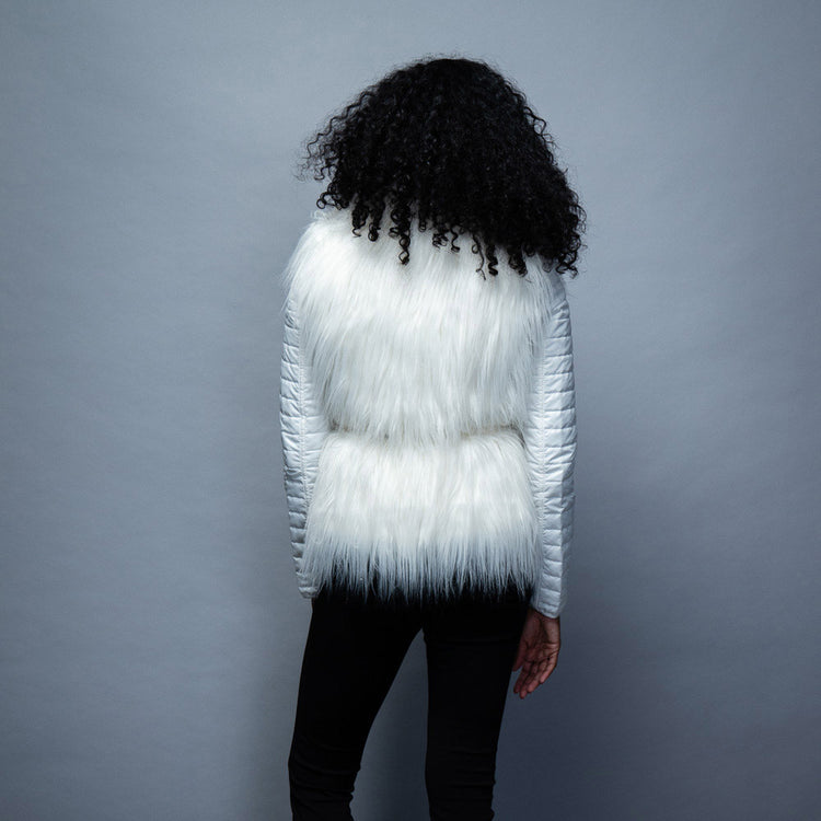 Gal Vest in Ivory White