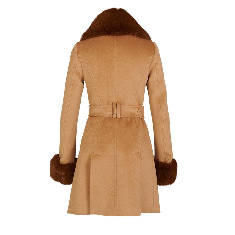 Christie Coat in Camel