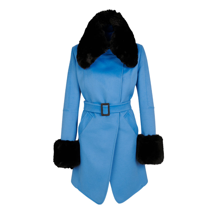 Christie Coat in Blue