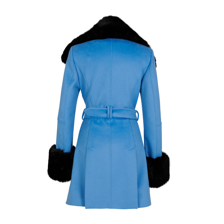 Christie Coat in Blue