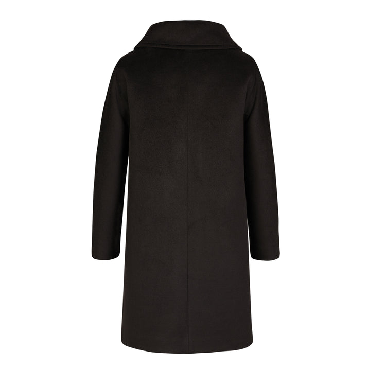 Swing Vegan Short Coat in Black