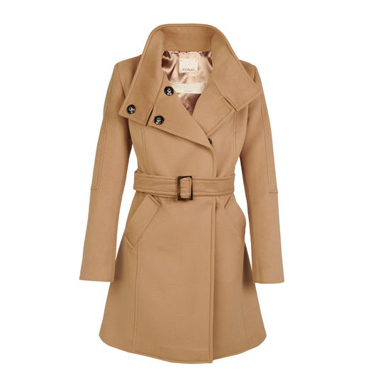 Olivia Short Coat in Camel