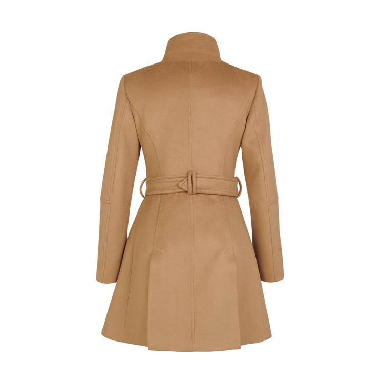 Olivia Short Coat in Camel