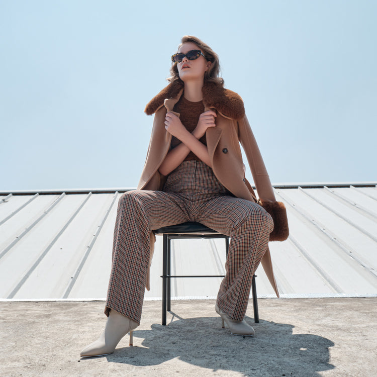 Christie Coat in Camel