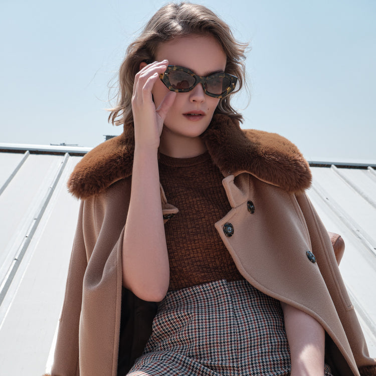 Christie Coat in Camel