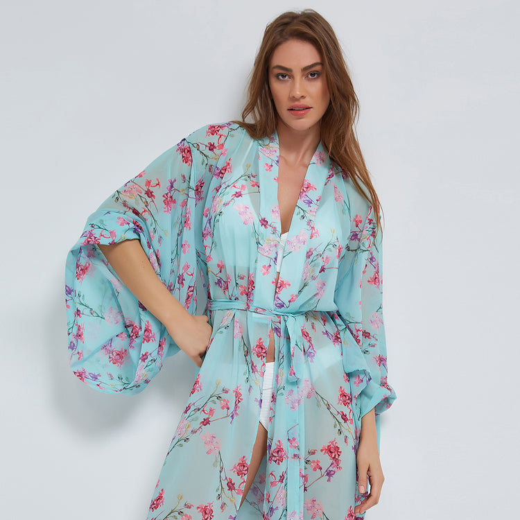 Spring Kimono in Blue