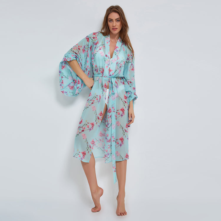 Spring Kimono in Blue