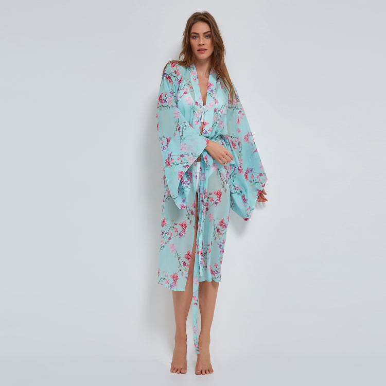 Spring Kimono in Blue