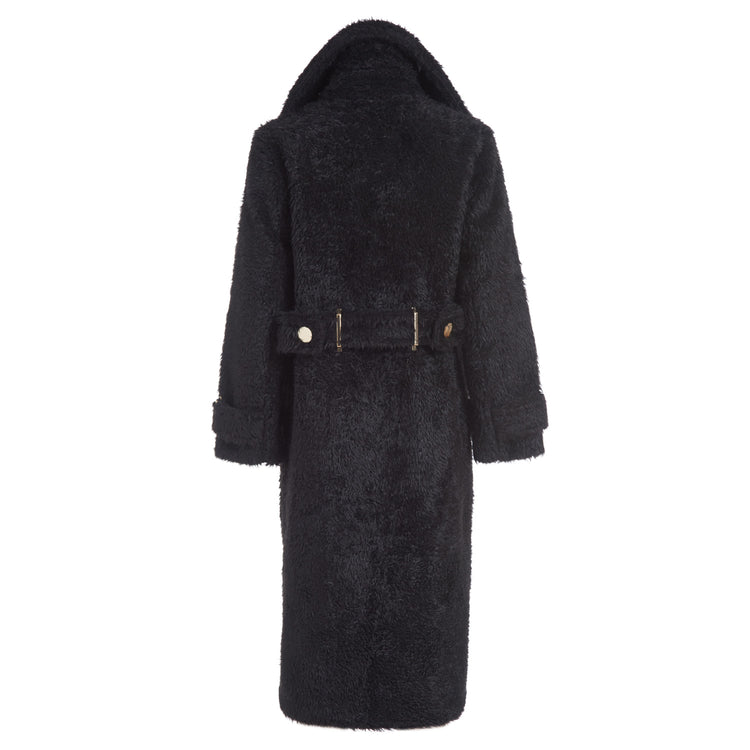 Jennifer Long Coat in Black