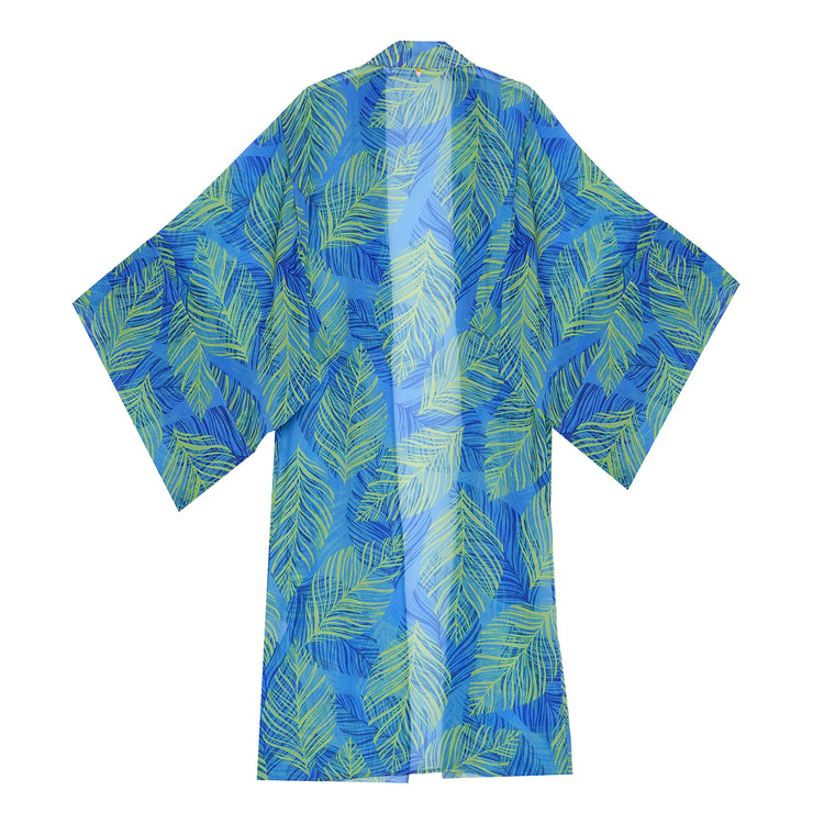 Leaf Kimono in Blue