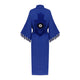 Hamsa Hand Organic Cotton Kaftan in Blue