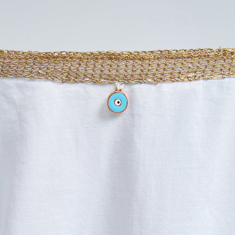 White Wrap Tunic in Organic Cotton
