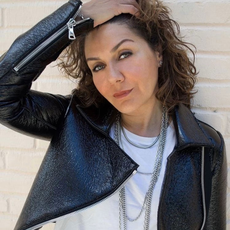 Metro Vegan Leather Biker Jacket