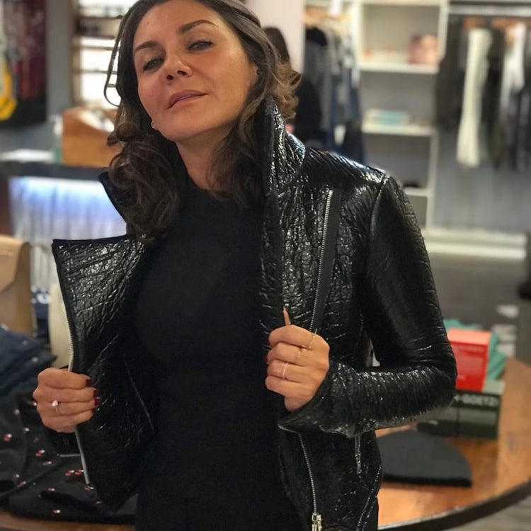 Metro Vegan Leather Biker Jacket