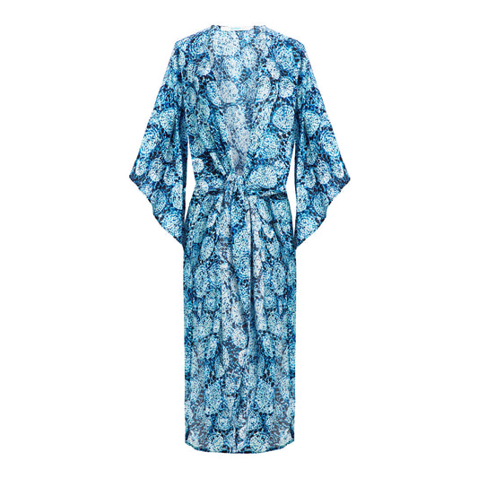 Dolce Tunic Kaftan In Blue