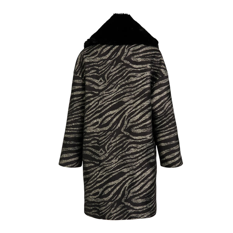 Wild Obsession Zebra Coat