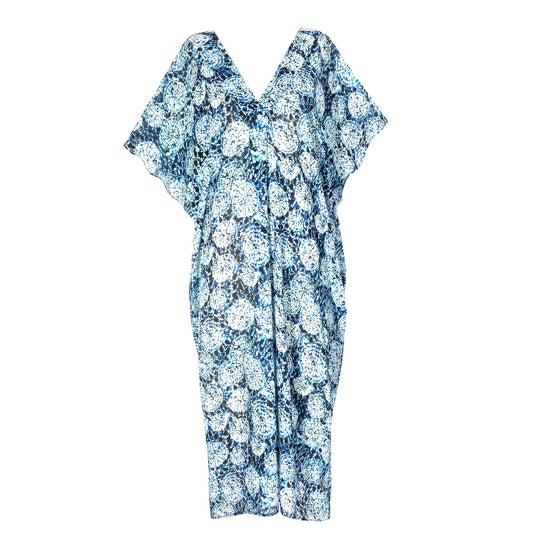 Ocean Whisper Summer Dress in Blue