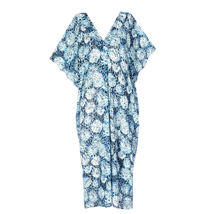 Ocean Whisper Summer Dress in Blue