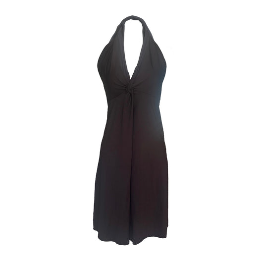 Soul Summer Halter Neck Dress in Black