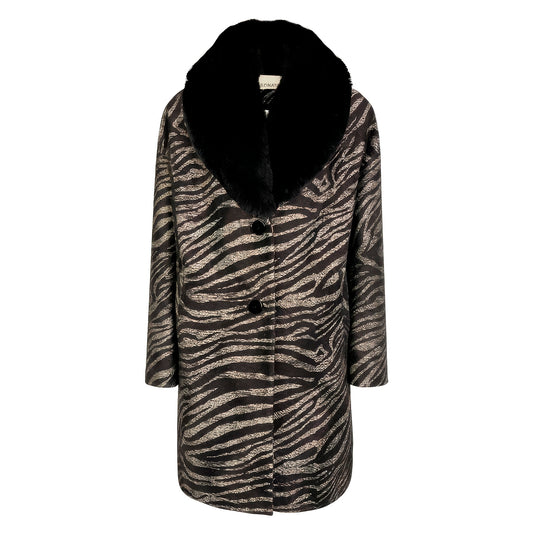 Wild Obsession Zebra Coat