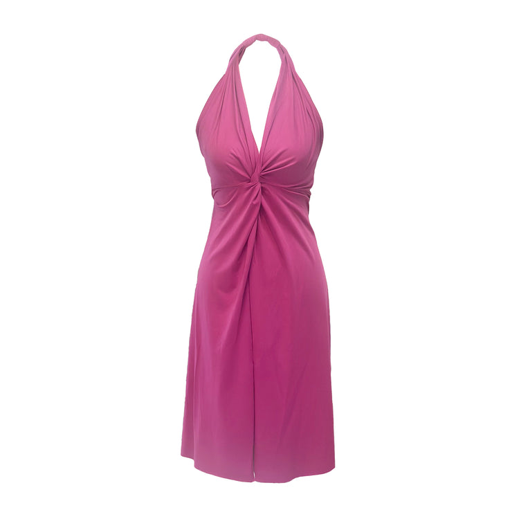 Soul Summer Halter Neck Dress in Pink