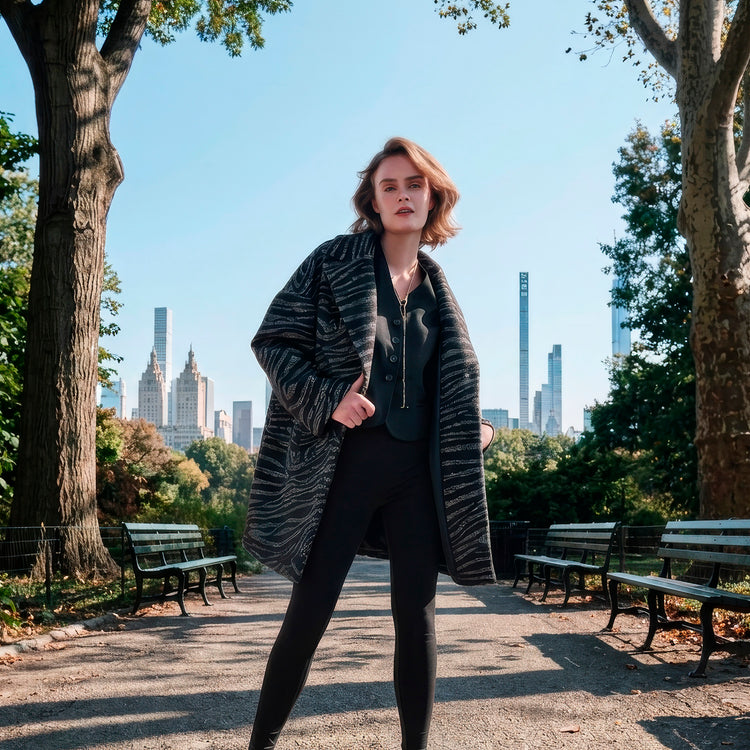 Wild Obsession Zebra Coat