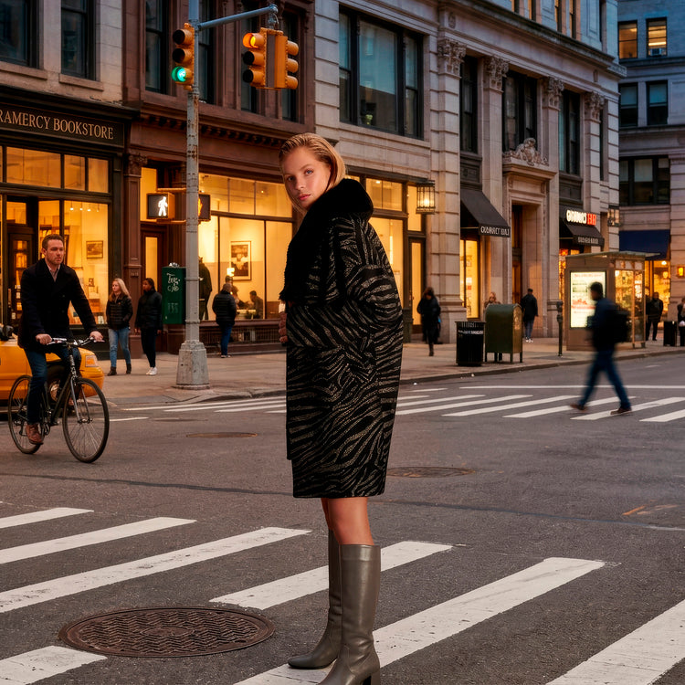 Wild Obsession Zebra Coat