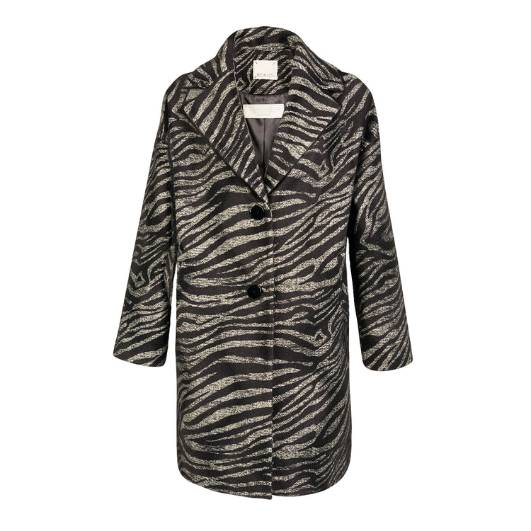 Zebra Chic Vegan Coat