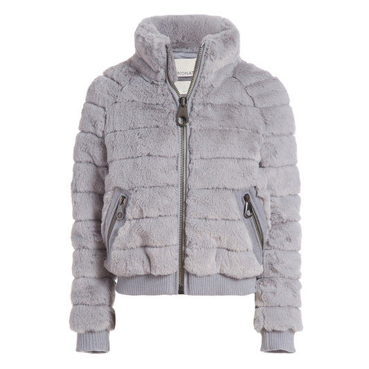 Jodie Bomber Jacket in Gray