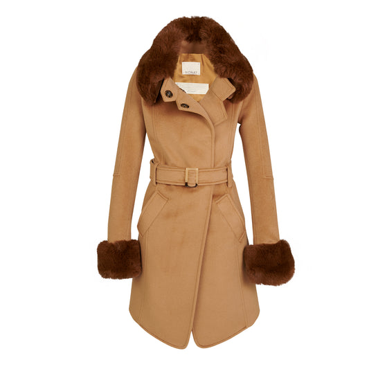 Christie Coat in Camel