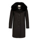 Twist Vegan Coat in Black