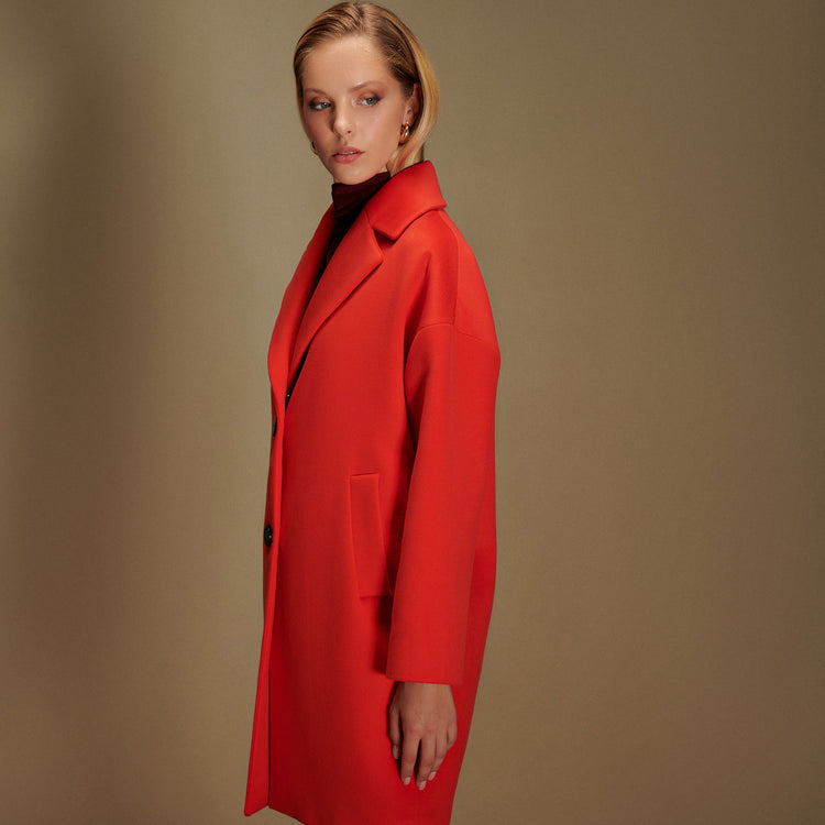 Sarah Short Coat in Red