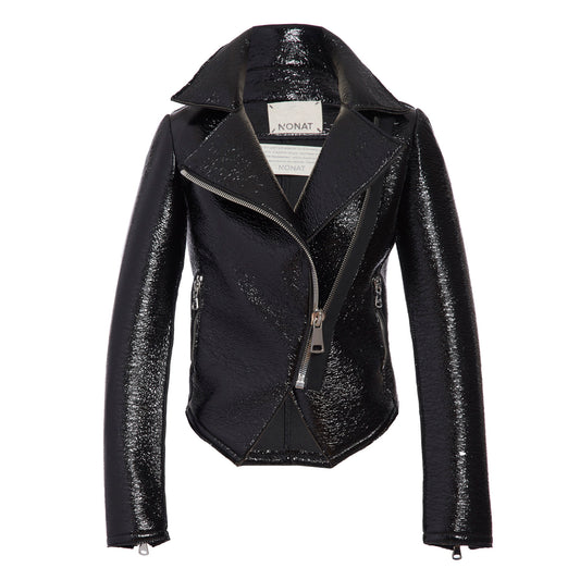 Anna Biker Jacket in Black