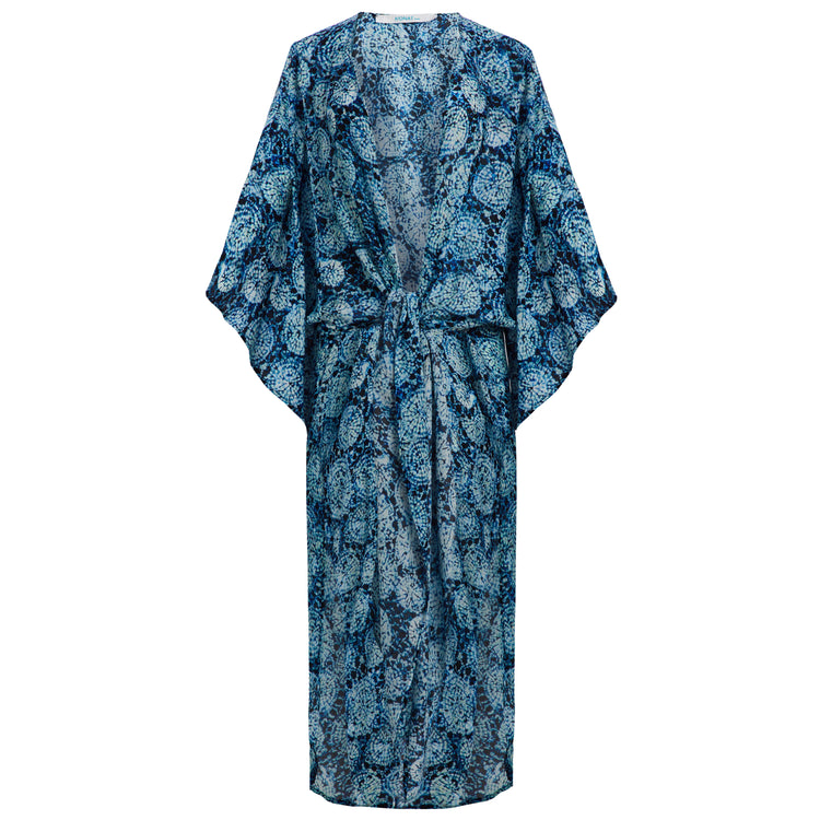 Aqua Kaftan Tunic