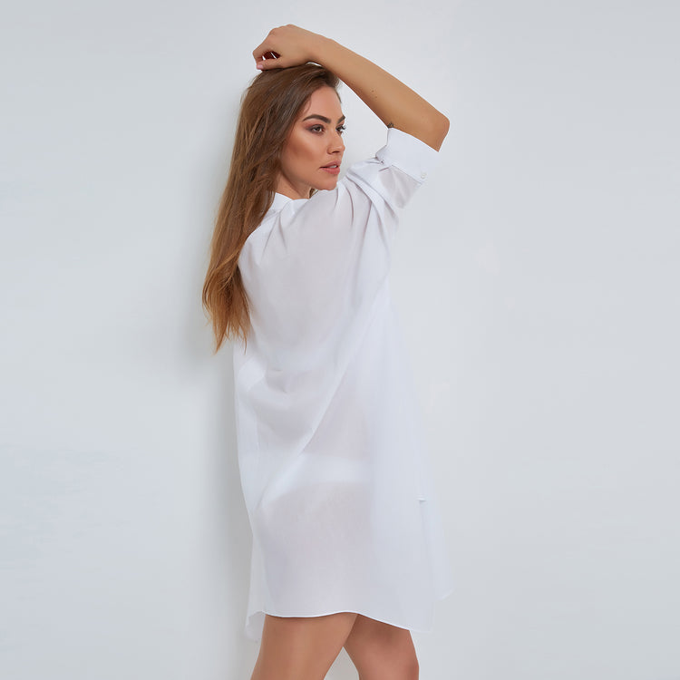 White Tunic in Organic Cotton