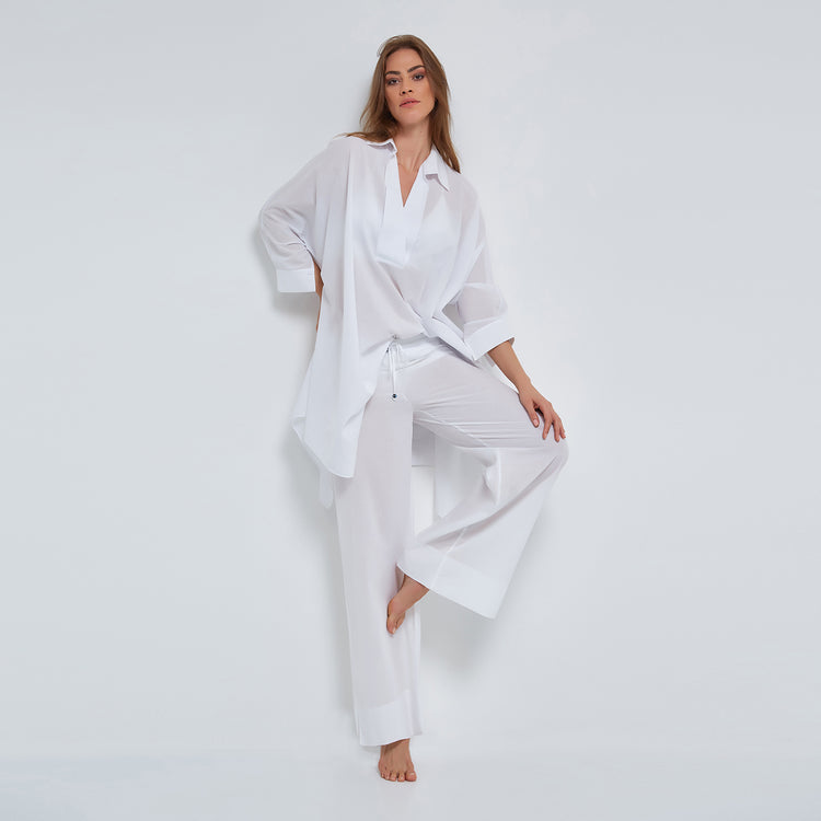 White Tunic in Organic Cotton