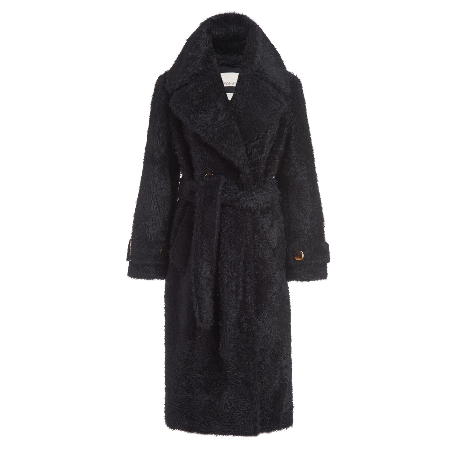Jennifer Long Coat in Black – NONAT