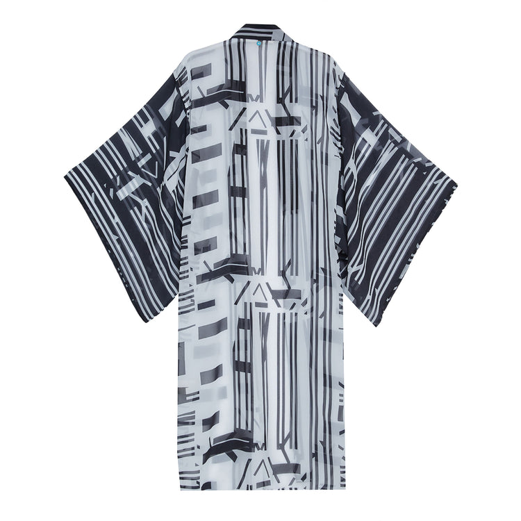 Black & White Kimono