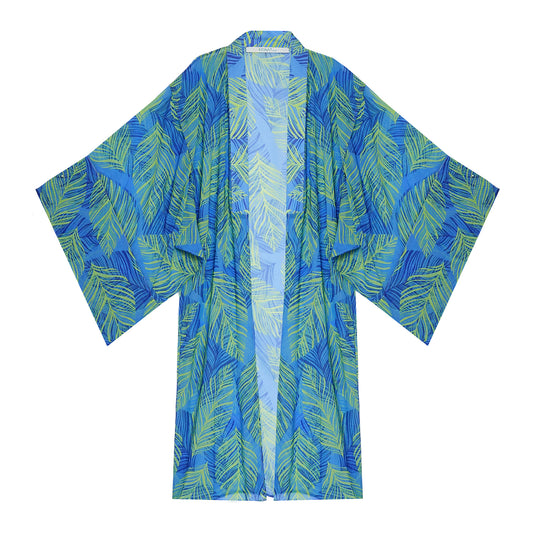 Leaf Kimono in Blue