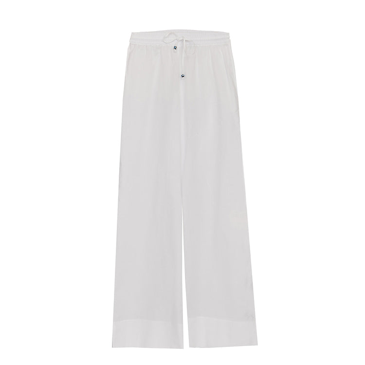 Pull-on Trousers in Organic Cotton