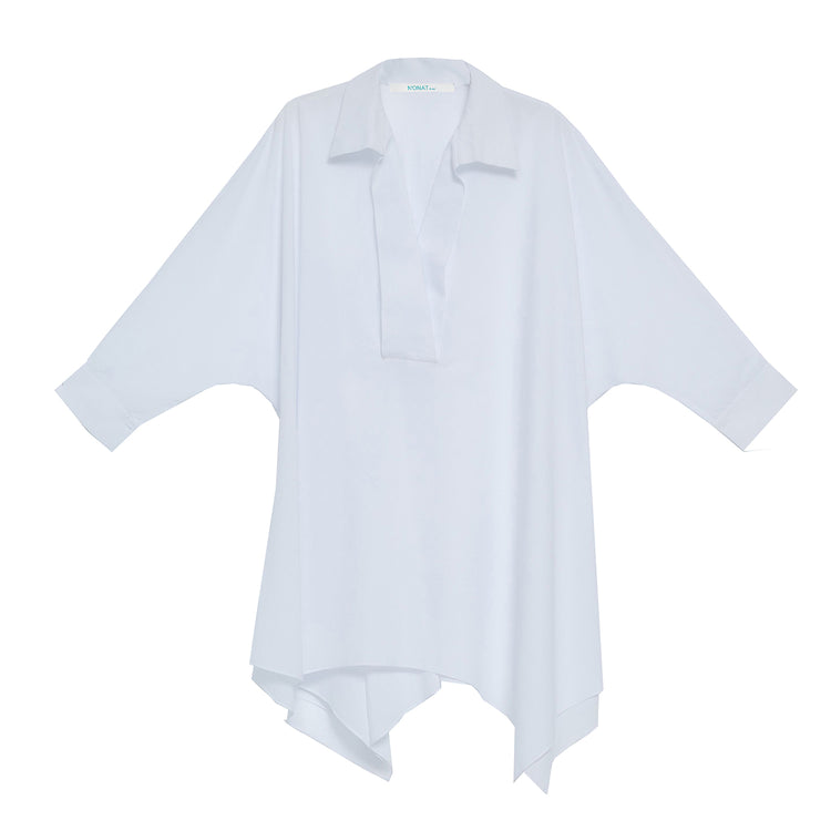 White Tunic in Organic Cotton